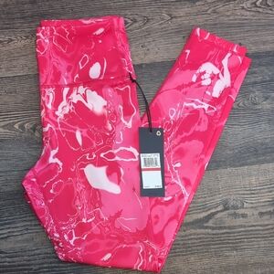 Fila Pink Marble Leggings